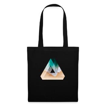 Meer Wasser See Geschenk Penrose Dreieck - Stoffbeutel - Schwarz - Vorne
