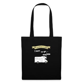 motorhome is calling i have to go - Sac en tissu - noir - Devant