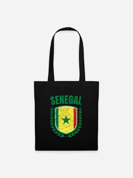 Senegal - Stoffbeutel - Schwarz