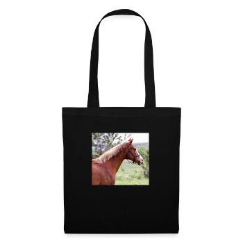 Cheval. Cheval. - Sac en tissu - noir - Devant
