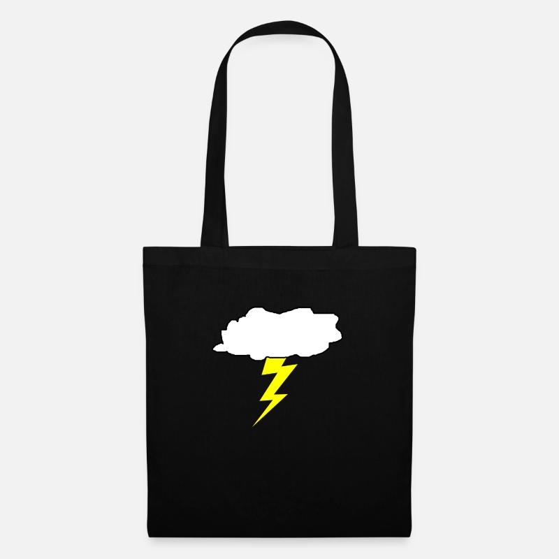 tonnerre - Sac en tissu - noir