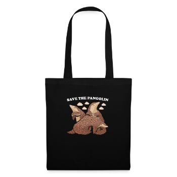 Save The Pangolin Pangolin - Tote Bag - black - Front