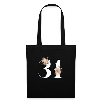 31st anniversary flowers (Gift of 31 years) - Tote Bag - black - Front