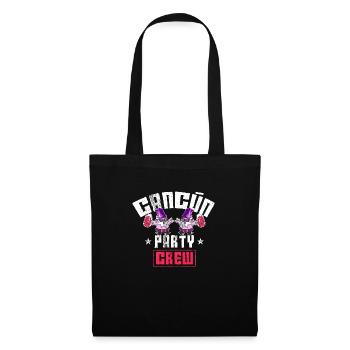Cancun Party Crew - Sac en tissu - noir - Devant