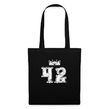 42 Couronne numérique - Sac en tissu - noir - Devant
