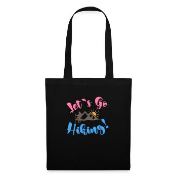 Let's Go Hiking - Camping Life - Tote Bag - black - Front