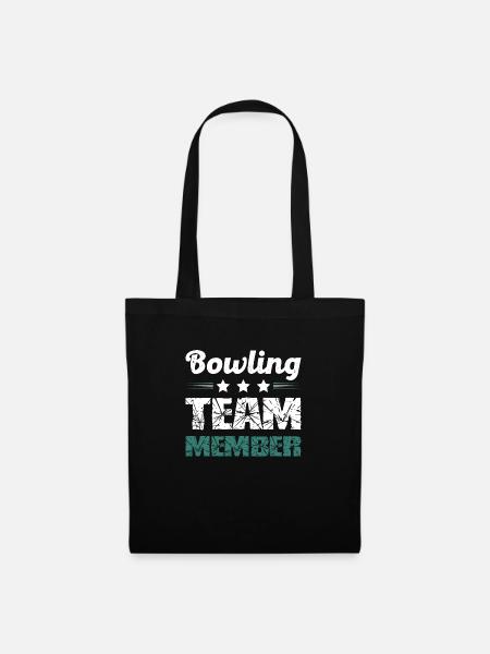 Bowling Team - Stoffbeutel - Schwarz