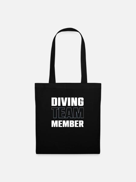 Diving Team - Stoffbeutel - Schwarz