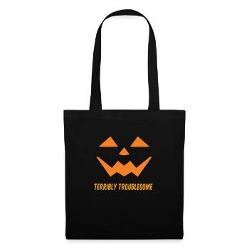 Halloween Pumpkin Jack O Lantern Scary Pumpkins - Tote Bag - black - Front