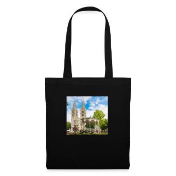 The Munsterkerk (Munsterkerk) in Roermond in the p - Tote Bag - black - Front