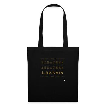 Inspirez Expirez Sourire - Sac en tissu - noir - Devant