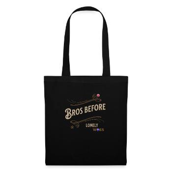 Fraternité Bros Amitié Loyal Solidaire - Sac en tissu - noir - Devant