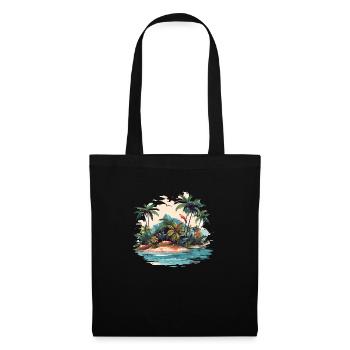 Summer Island - Sac en tissu - noir - Devant