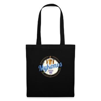 Mykonos Cyclades Islands Greece Souvenir - Tote Bag - black - Front