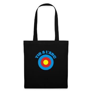 Tir à l'arc - Sac en tissu - noir - Devant