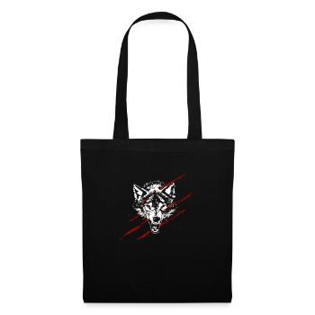 Angry wolf - Tote Bag - black - Front