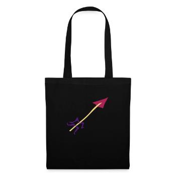 Symbol - Shooting Arrow - Tote Bag - black - Front