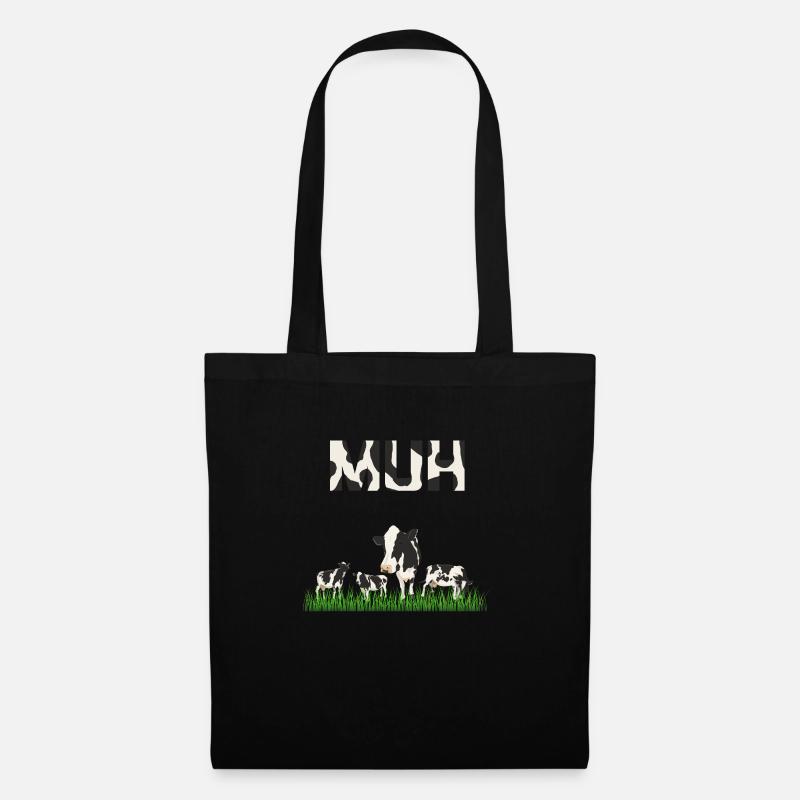 moo - Tote Bag - black