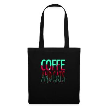 gift business cat tshirts coffee cup aww - Tote Bag - black - Front