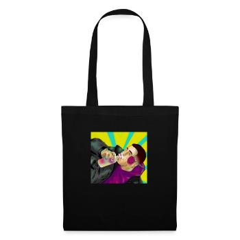 Im Gifted Drunk BOY Design für Klamotten und mehr - Stoffbeutel - Schwarz - Vorne