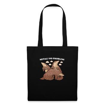 Matal ? Aucun problème! Pangolin - Sac en tissu - noir - Devant