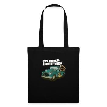 Musique country Rural Landei Country Musicien Maman - Sac en tissu - noir - Devant