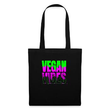 véganisme légume légume pro dictons végétaliens - Sac en tissu - noir - Devant