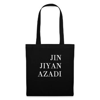 Femme Vie Liberté Iran - Sac en tissu - noir - Devant