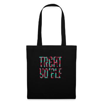Funny present idea Bubaprints Christmas Beard - Tote Bag - black - Front