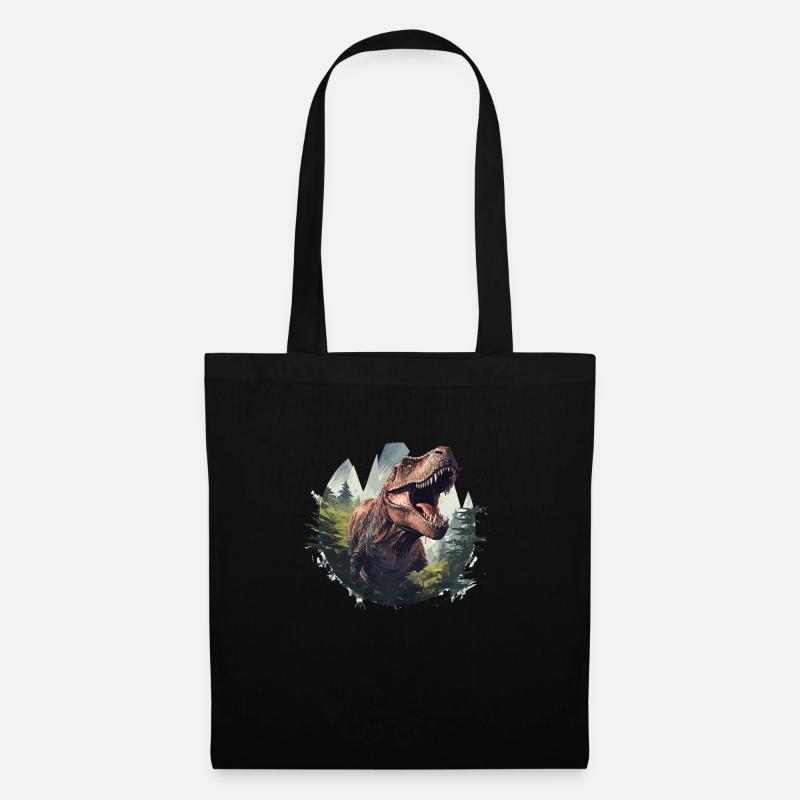 T-Rex - Sac en tissu - noir
