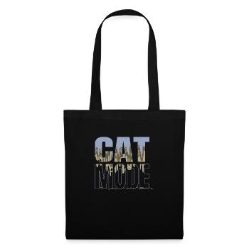 Black Funny Sayings Quote Cat Persian Geek - Tote Bag - black - Front