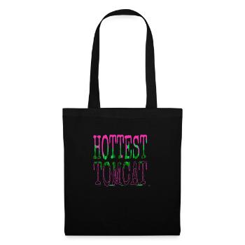 persan chat persan heureux dictons drôles - Sac en tissu - noir - Devant