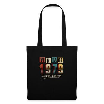 Vintage 1979: Limited Edition - 46th Anniversary. - Tote Bag - black - Front