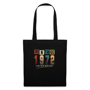 Vintage 1972 : Edition Limitée - 53e anniversaire. - Sac en tissu - noir - Devant