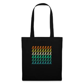 Vélo VTT - Sac en tissu - noir - Devant