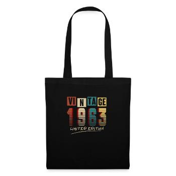 Vintage 1963: Limited Edition - 62nd Anniversary. - Tote Bag - black - Front