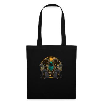 Egyptian Bastet Cat Scarab Egypt - Tote Bag - black - Front