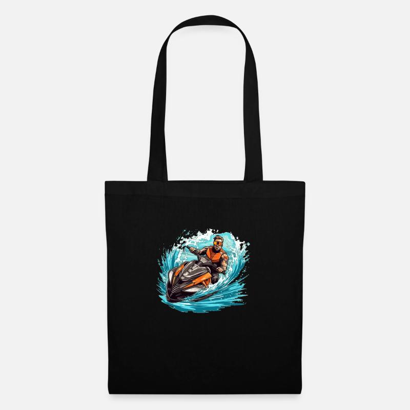 Jet Ski Gift - Tote Bag - black