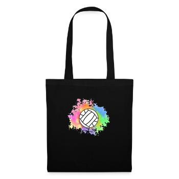 Joueurs de handball Handball - Sac en tissu - noir - Devant