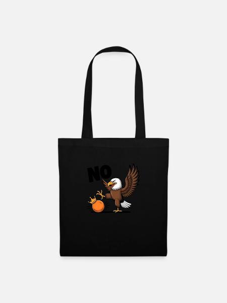 No Kings In America Eagle Orange - Stoffbeutel - Schwarz