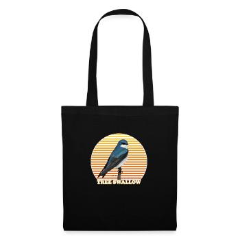 Swallow bird bird nature animal ornithologist - Tote Bag - black - Front