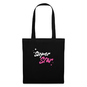 Super Star - Stoffbeutel - Schwarz - Vorne