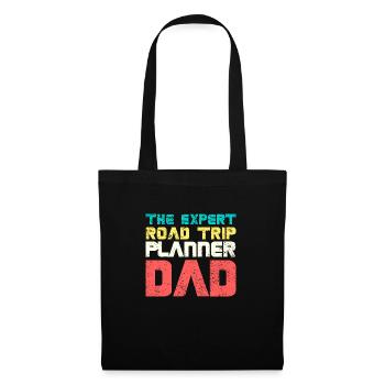 The Expert Road Trip Planner Dad - Stoffbeutel - Schwarz - Vorne