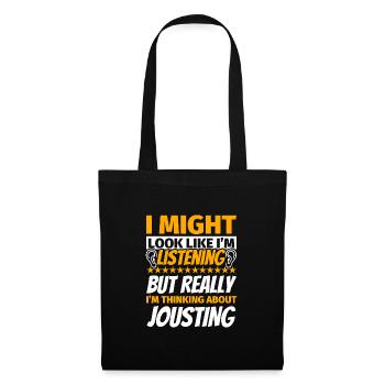 Lance piercing funny gift - Tote Bag - black - Front