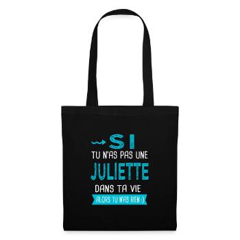Juliette Si tu n as pas une Juliette - Sac en tissu - noir - Devant