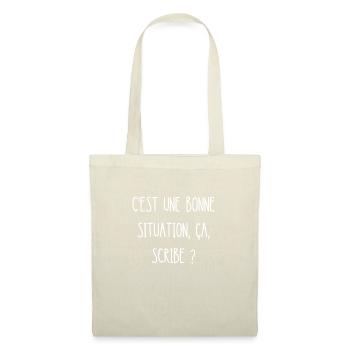 scribe - Sac en tissu - nature - Devant