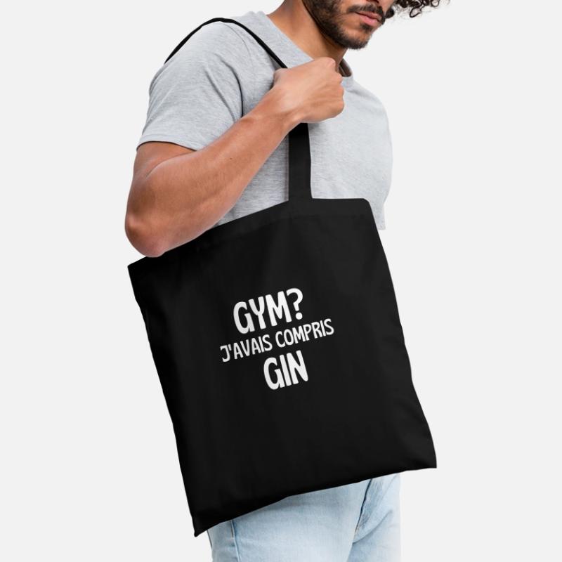 j'avais compris gin Sac en tissu