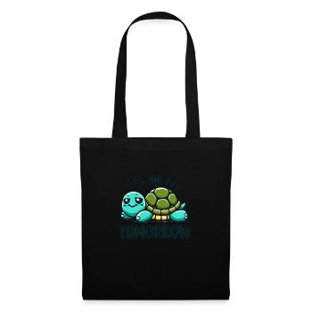 Tortues détendues - Sac en tissu - noir - Devant