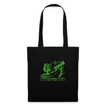 Funny Gay Hiking Frog LGBTQ Pride Adventure - Tote Bag - black - Front
