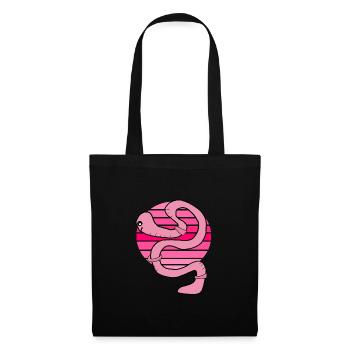 Ver coucher du soleil - Sac en tissu - noir - Devant